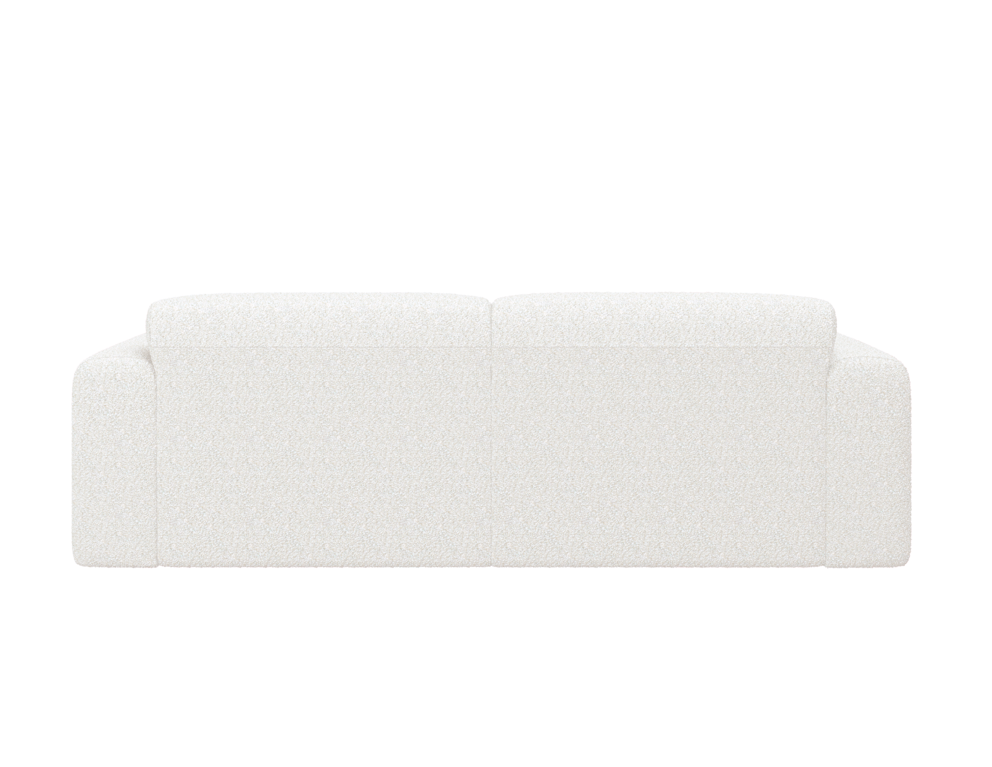 Two-seater NOLLIE Teddy 98 Ivory sofa from My Store, featuring plush fabric and modern design with comfortable cushions.