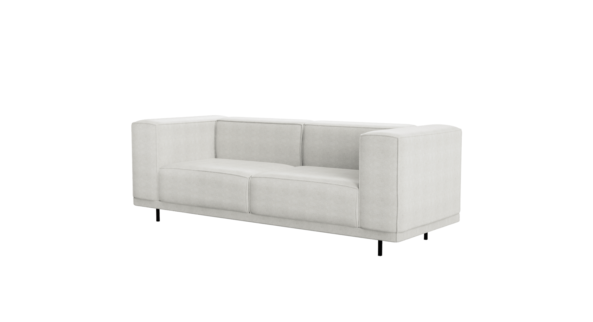 Off-white VICO Capucine sofa from My Store featuring a two-seater design with plush cushions and modern style.