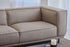 Dark grey VICO Phoebe 2-seater sofa by My Store, showcasing plush fabric and modern design in a cozy living room setting.