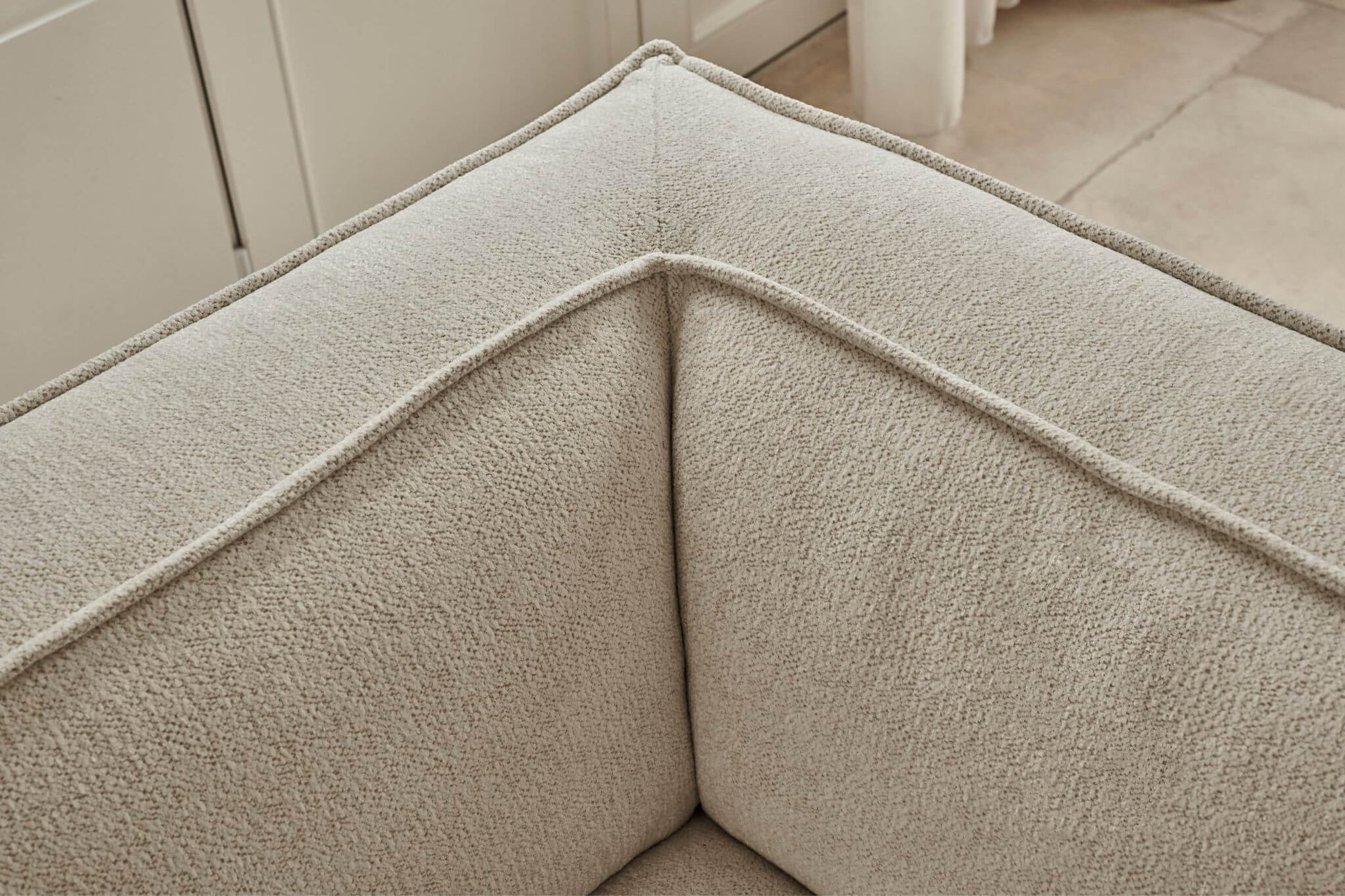 Dark grey VICO Phoebe 2-seater sofa from My Store, featuring plush cushions and modern design in a cozy living room setting.