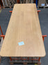 Rectangular dining table by My Store, FRANKY model in natural oak with a sleek finish, 220 x 80 cm, perfect condition.
