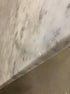 Rectangular Bianco Carrara White marble dining table with four legs, matte finish, minor edge dent, 240x100cm, from My Store.