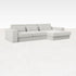 Off-white MINATO sofa by My Store, 3-seater divan with right-side configuration, featuring comfortable cushions and modern design.