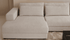 Phoebe Smokey Taupe Minato Sofa longchair right from My Store, featuring a sleek, modern design in a cozy fabric.