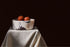 Artifakt collection Amarante fruit bowl, round ceramic bowl with vibrant purple glaze, designed for stylish table presentation.