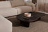 Artifakt Collection fruit bowl made of travertine stone, showcasing a smooth, elegant design for stylish table decor