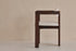 Upholstered off-white dining chair with dark brown legs from the TRIBUTE collection, showcasing a comfortable seat and elegant design.