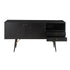 Black oak KINO sideboard with sleek modern design, featuring spacious storage compartments and minimalist style.