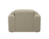Beige Nollie Monza 06 armchair with modern design and plush upholstery, perfect for stylish living room seating.
