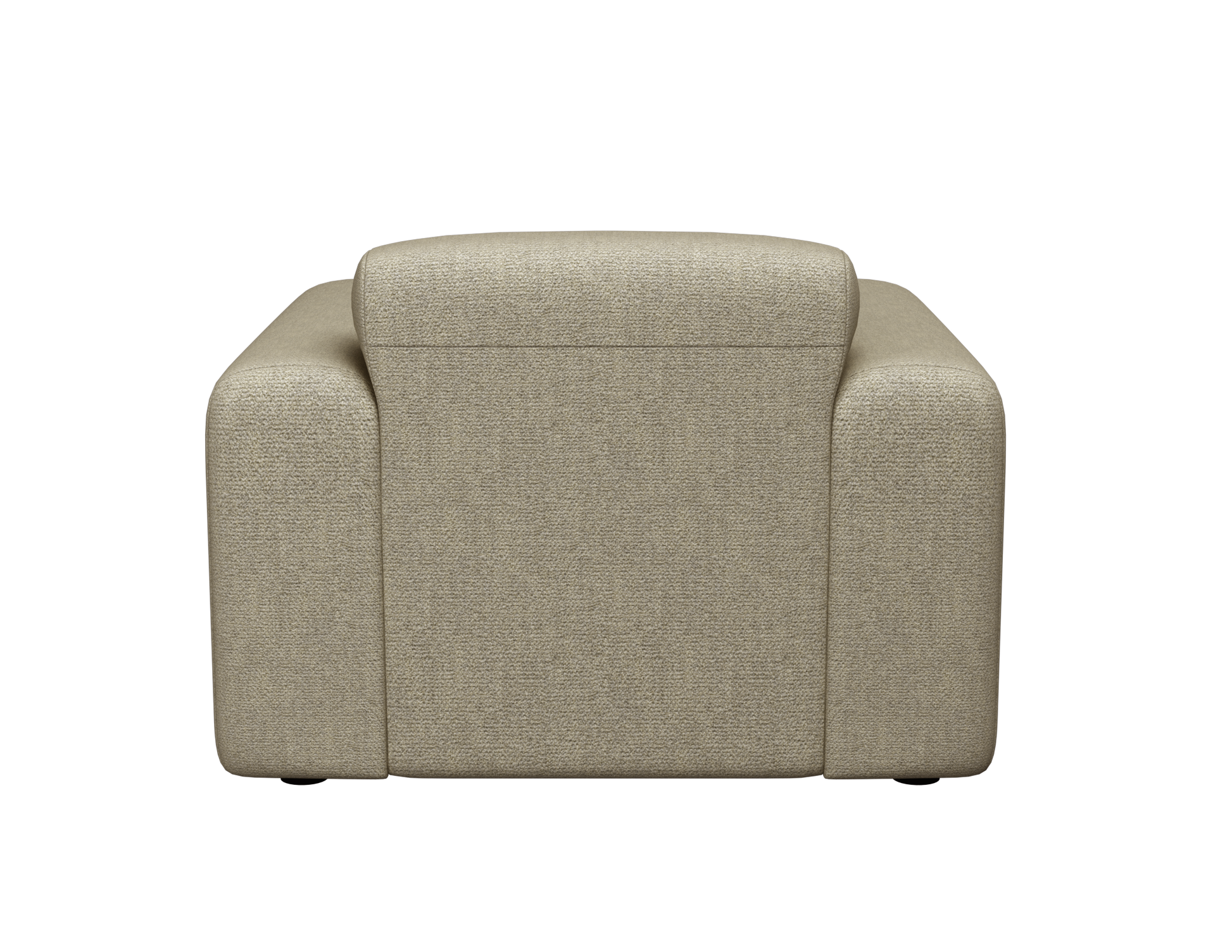 Beige Nollie Monza 06 armchair with modern design and plush upholstery, perfect for stylish living room seating.