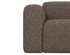 Nollie Teddy 04 brown armchair from My Store featuring plush fabric and a modern, cozy design.