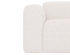Ivory Nollie Teddy 98 armchair by My Store, featuring soft plush upholstery and a modern, comfortable design.