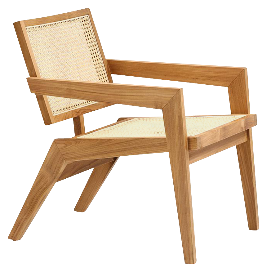 Brown rattan fauteuil named Pierre featuring a cozy, woven design with a sturdy frame, perfect for stylish seating.