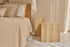 Elegant travertine pillar with a classic design, showcasing natural stone texture and durable construction.
