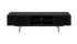 Black oak YOKU TV cabinet with sleek modern design, featuring spacious storage compartments and minimalist style.