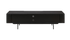 Black oak YOKU TV cabinet from My Store, modern wooden media console with sleek design and ample storage space.