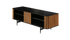 ZINIA TV-meubel in bruin eikenhout finish by My Store, featuring a modern design with spacious storage compartments.