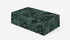 Marble block coffee table in Verde Alpi with glossy finish, measuring 100x60x27 cm, by My Store.