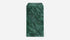 Glossy India Green marble pillar with polished surface and detailed craftsmanship, ideal for decorative or architectural use.