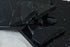 Glossy Nero Marquina marble sample from My Store, showcasing deep black surface with white veining for luxury interior design.