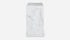 White Bianco Carrara marble pillar with matte finish, showcasing elegant veining and classic column design.
