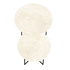 Round marble coffee table set with travertine surface, featuring sleek legs, ideal for modern living rooms.