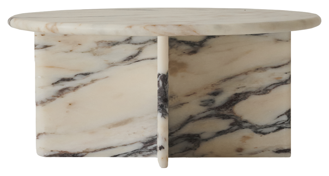 Amarante LOU coffee table by My Store featuring a modern wooden design and natural finish, 60 cm in size.
