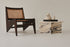 Amarante Lou coffee table by My Store, featuring a sleek round design with a dark wood finish and modern style.
