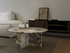 Amarante LOU coffee table by My Store featuring a sleek wooden surface and modern design, 60 cm in size.
