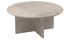 Cream-colored LOU coffee table by Crema Altea with a sleek, modern design and smooth wooden surface.
