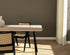 Rectangular oak dining table with ash white V-frame design, showcasing a sleek, modern wooden dining table with sturdy legs.