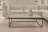 Square marble coffee table set in Bianco Carrara white with glossy finish, featuring modern design and sturdy marble construction.