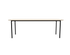 Rectangular oak dining table with ash white finish and four-legged frame, ideal for modern dining rooms.