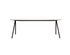 Celio Oak Dining Table in Ash White with V-frame, showcasing sleek, modern design and sturdy wooden construction.