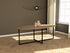Oval oak dining table with natural finish and cross frame design, showcasing the elegant wooden surface and sturdy construction.