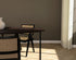 Oval walnut dining table with a cross frame design, featuring a sleek wooden surface and sturdy base for modern dining rooms.