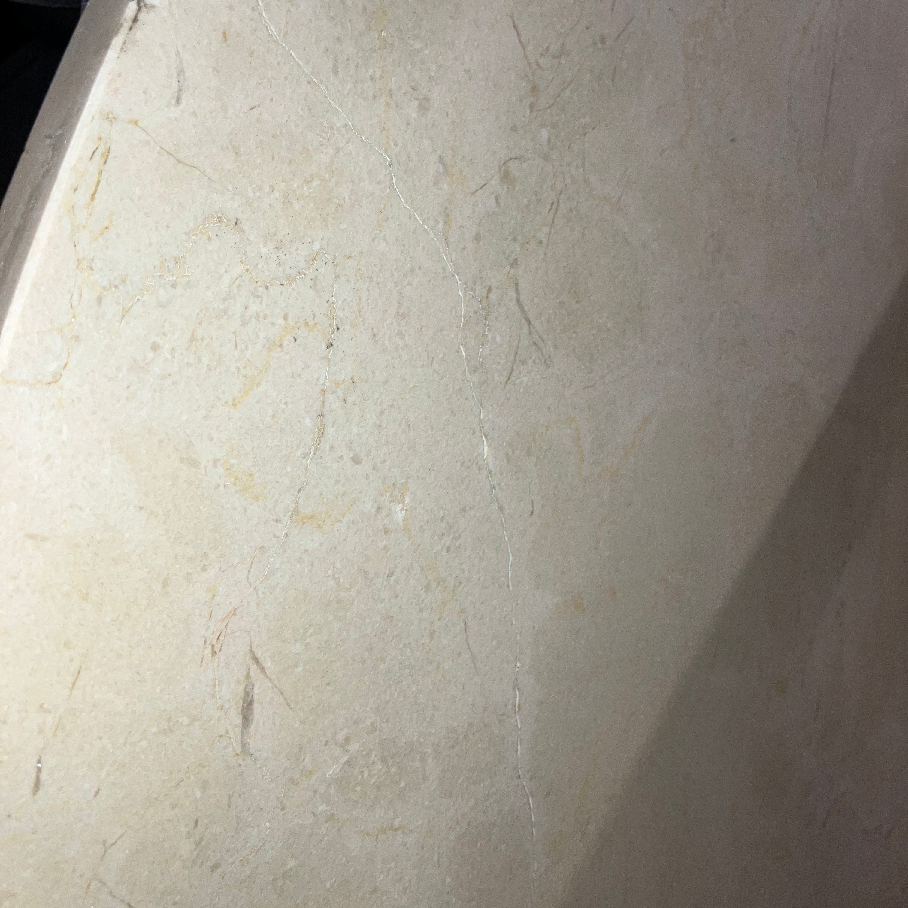 KIYO round dining table - Crema Marfil beige marble (Outlet Ø 120)