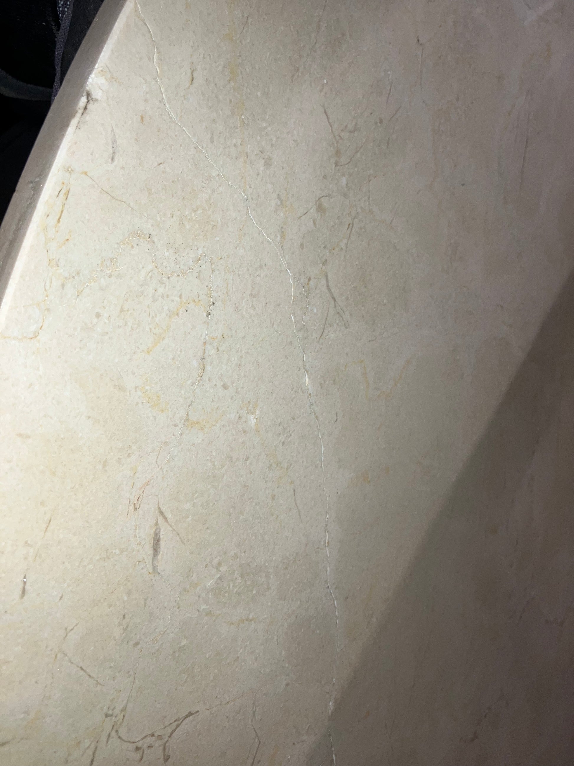 KIYO round dining table - Crema Marfil beige marble (Outlet Ø 120)