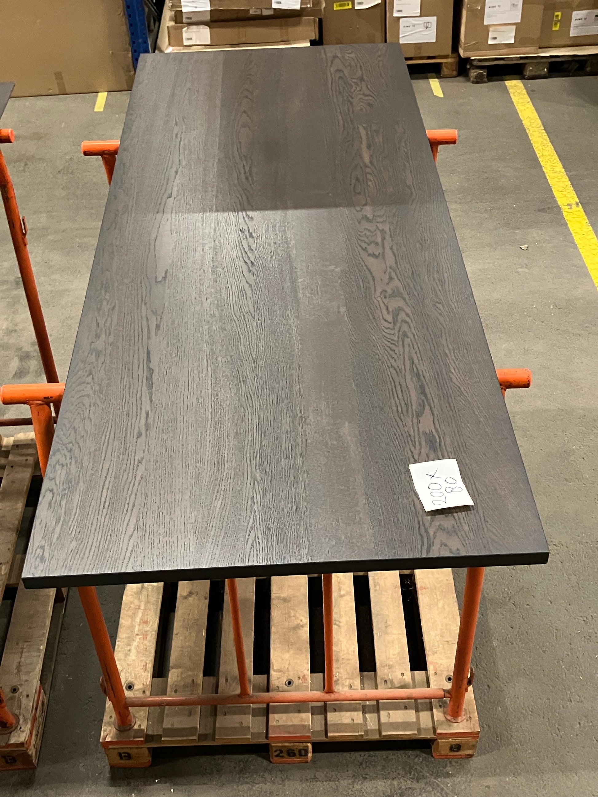 FRANKY - Rectangular Dining Table - Black Oak (Outlet - 200 X 80)