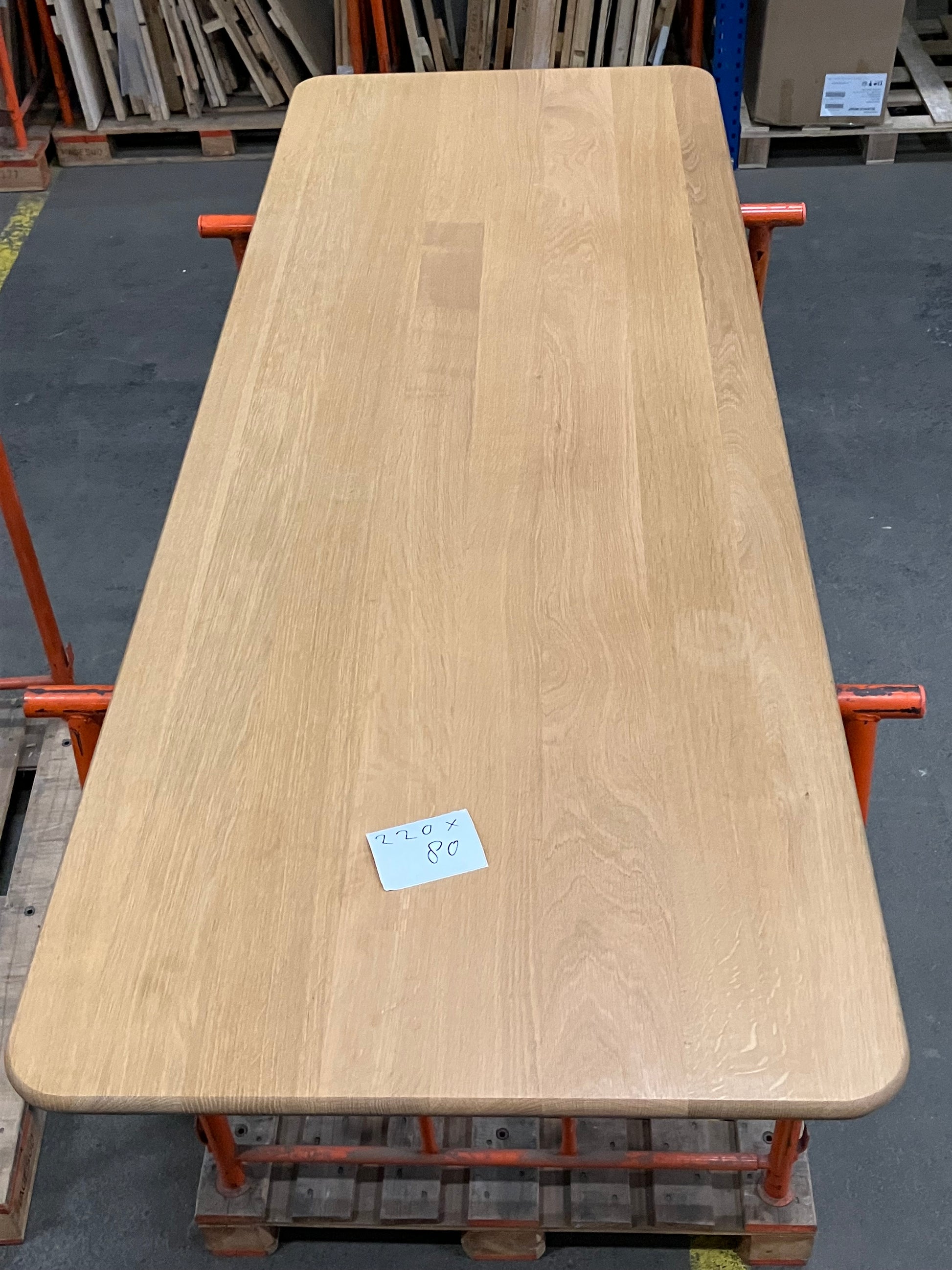 FRANKY - Rectangular Dining Table - Natural Oak (Outlet - 220 x 80)