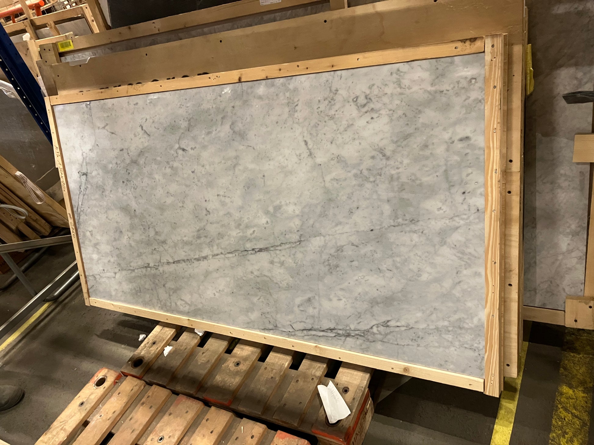 Rectangular Marble Dining Table – Bianco Carrara White (4 legged) (Outlet 180x90)