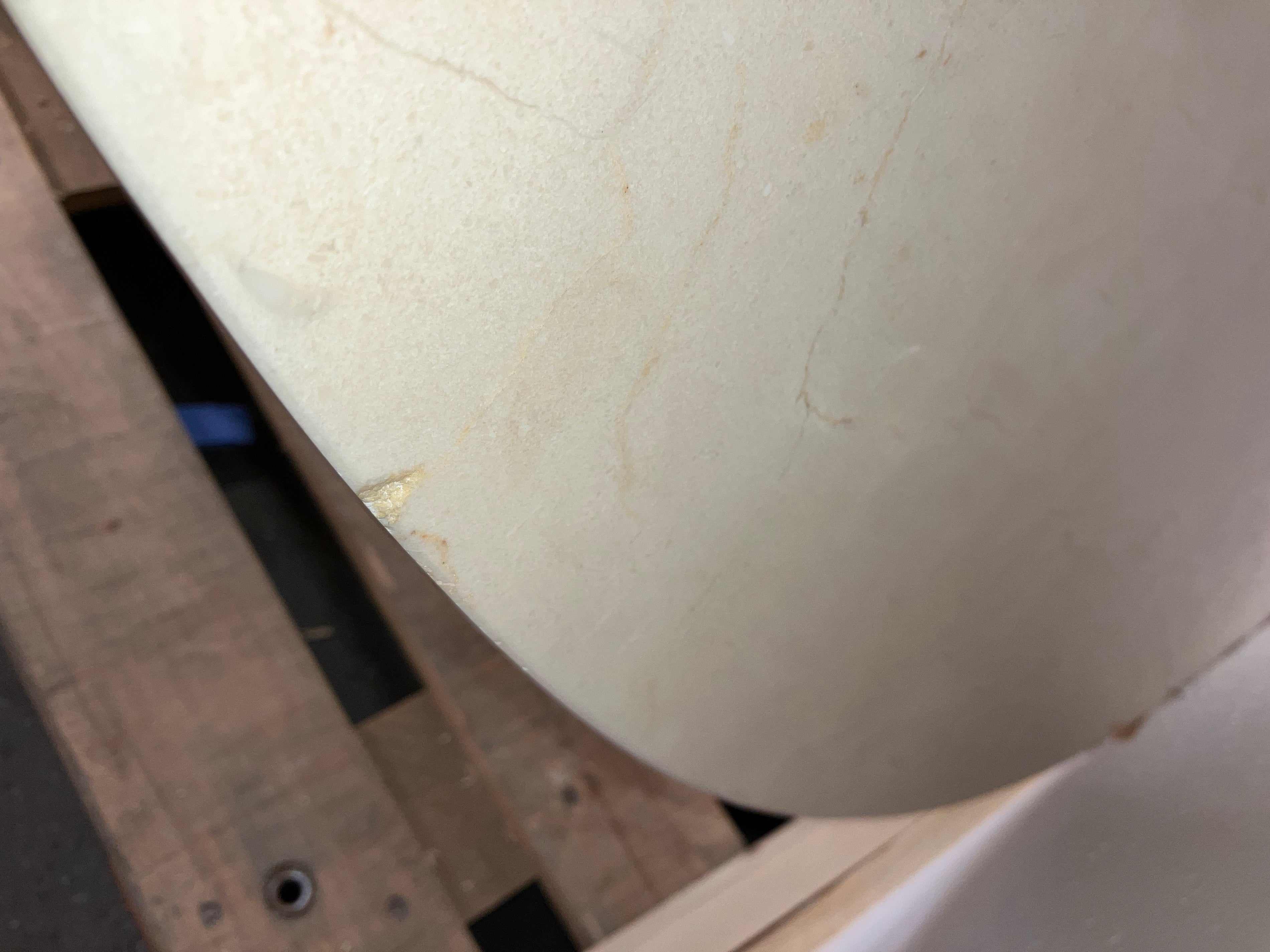 KIYO round dining table - Crema Marfil beige marble (Outlet Ø 130 cm)