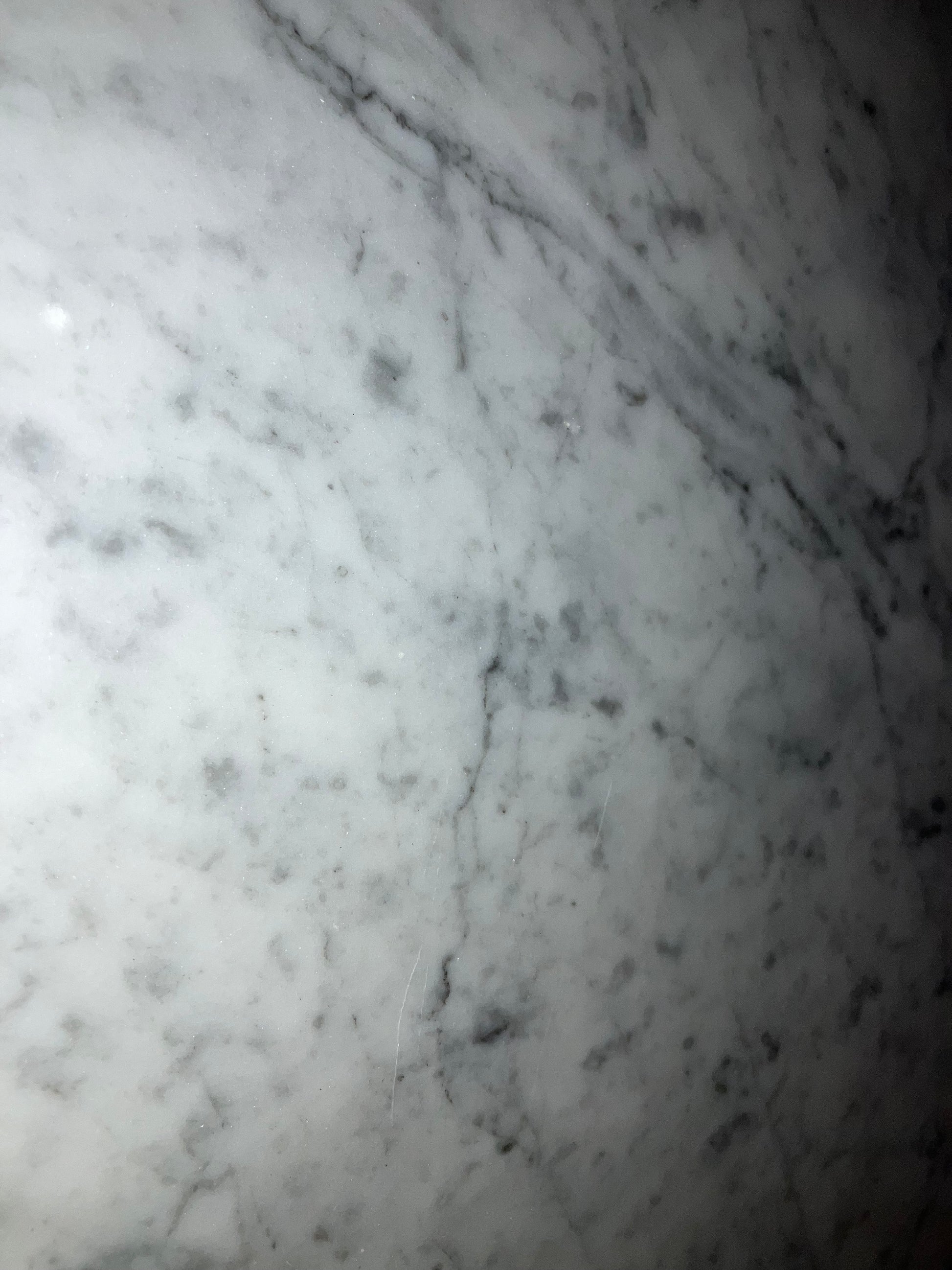 Rectangular Marble Dining Table – Bianco Carrara White (4 legged) (Outlet 160x90)