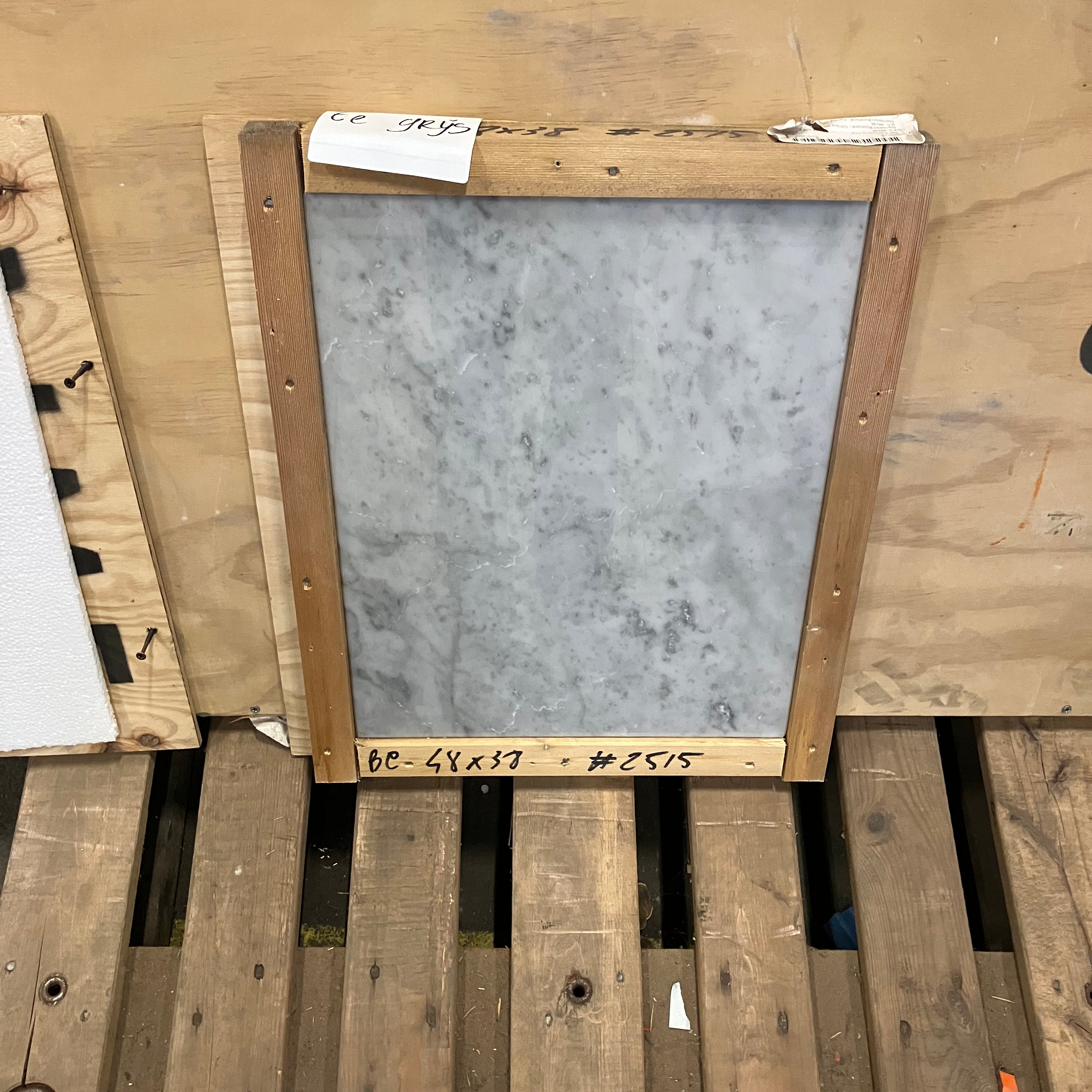 Square Marble Coffee Table – Bianco Carrara white (Outlet 48×38)
