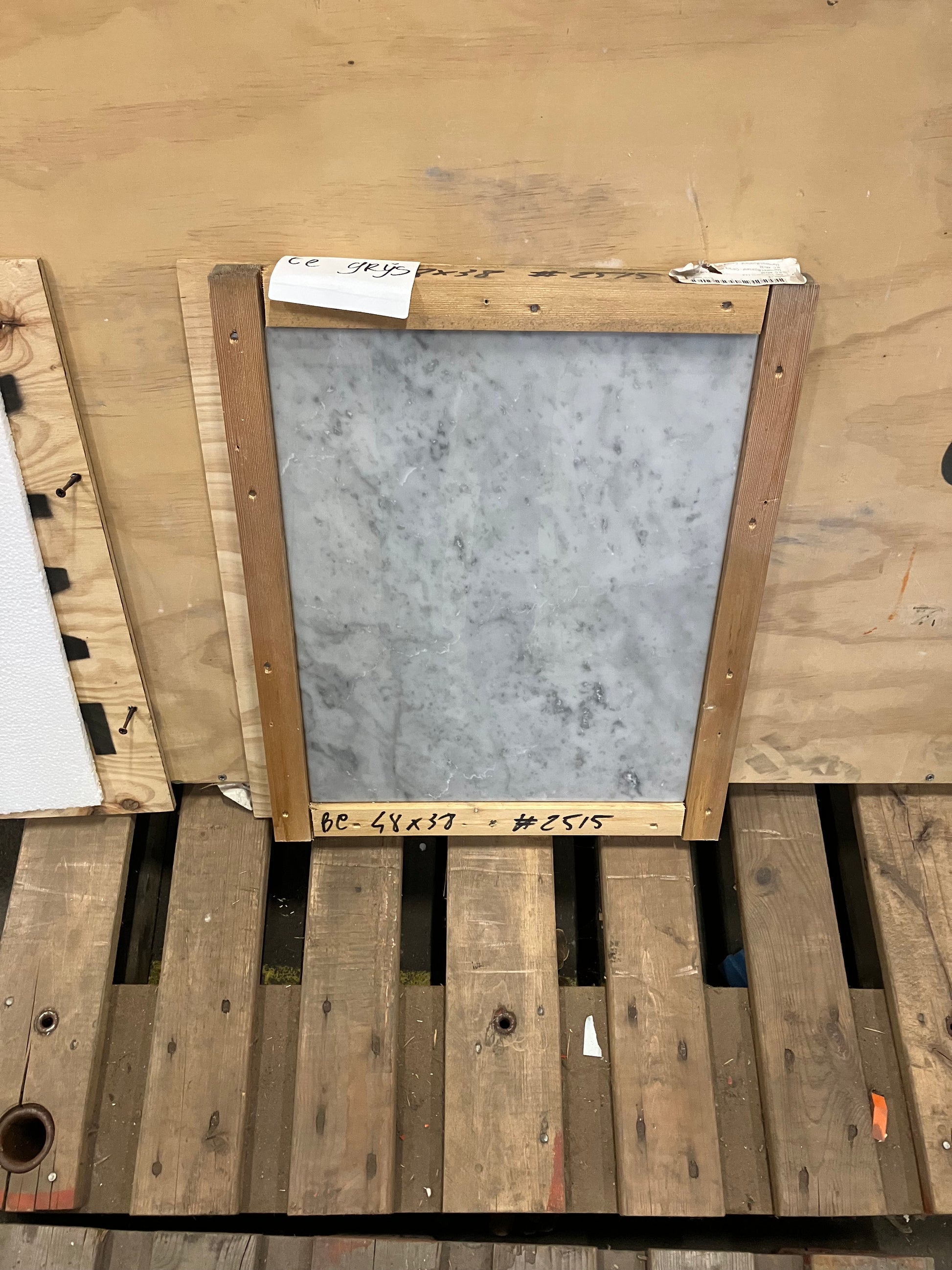 Square Marble Coffee Table – Bianco Carrara white (Outlet 48×38)