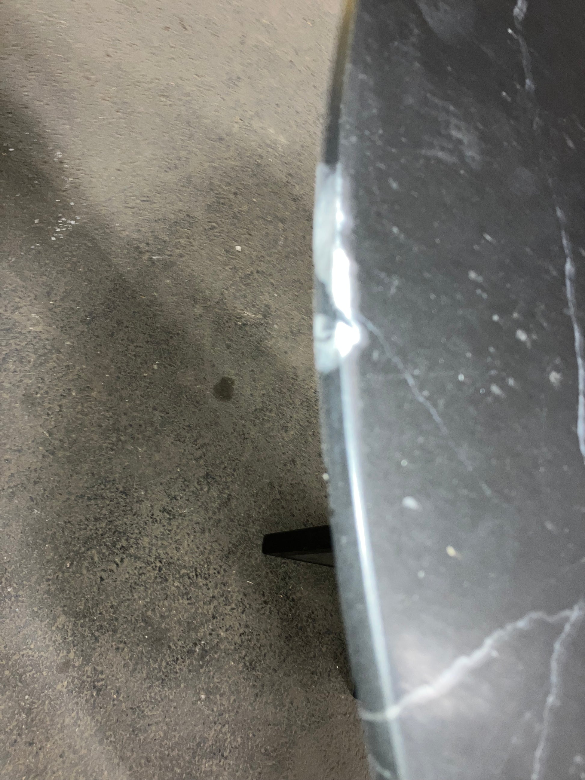 KIYO round dining table – Nero Marquina black marble (Outlet Ø 120 cm)