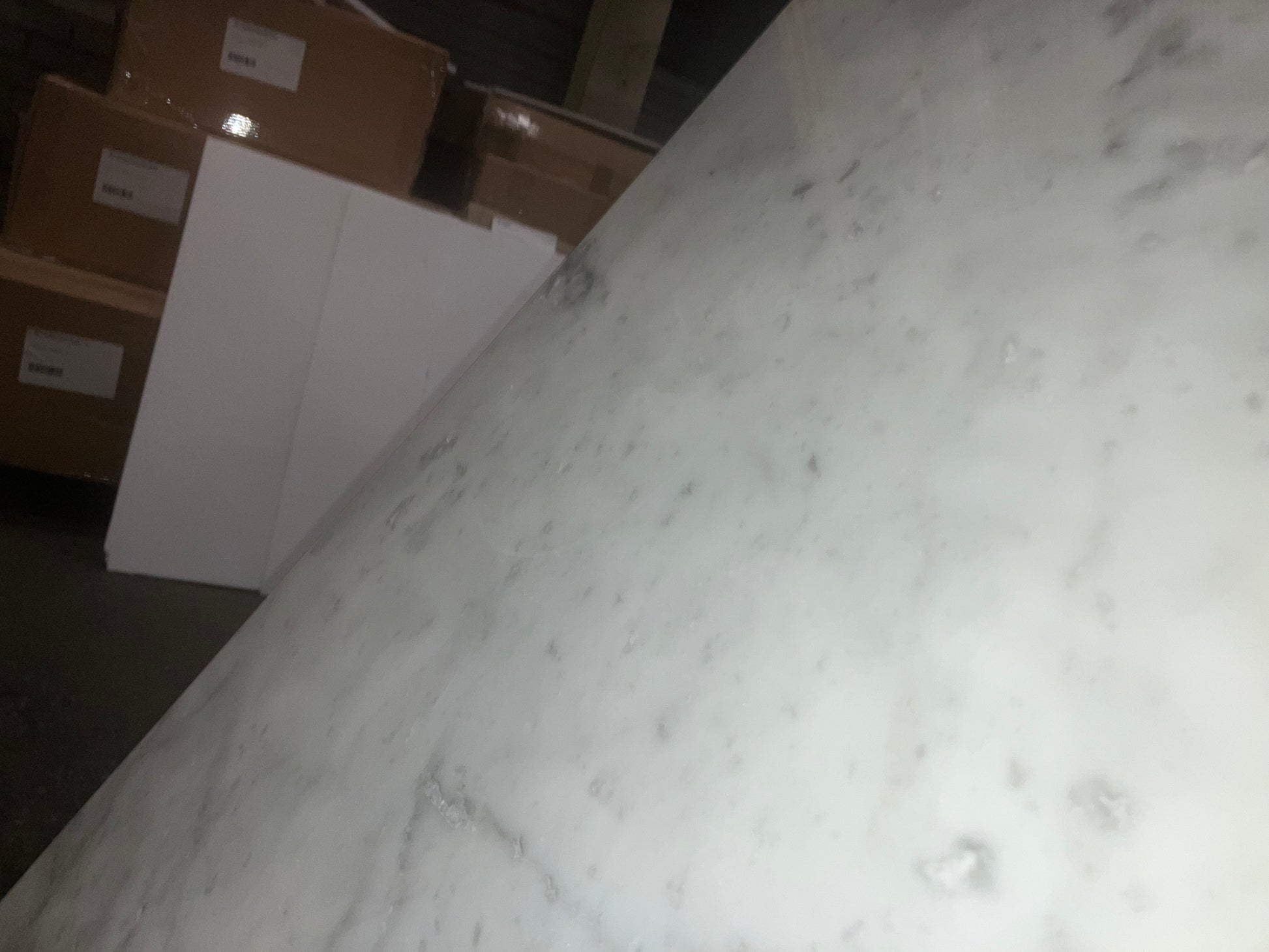 Square Marble Coffee Table – Bianco Carrara white (Outlet 80×80 #99)