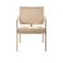 pierre jeanneret rotan loungestoel blank